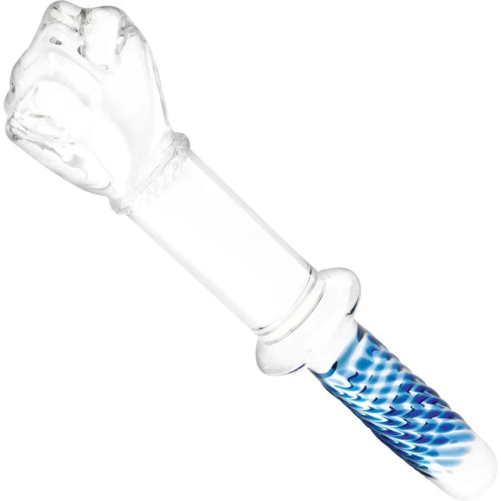 Gros Gode en Verre Transparent Fist avec Poignée
