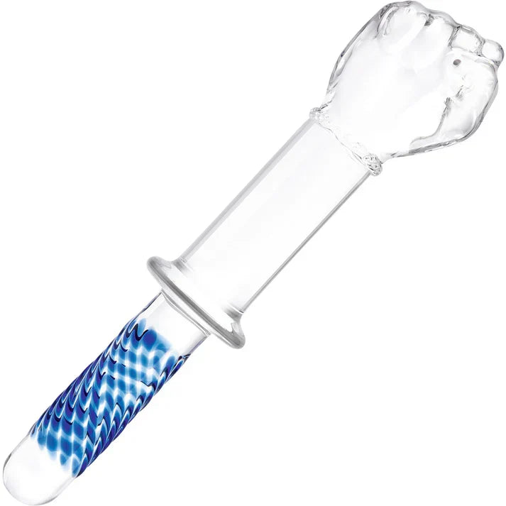 Gros Gode en Verre Transparent Fist avec Poignée
