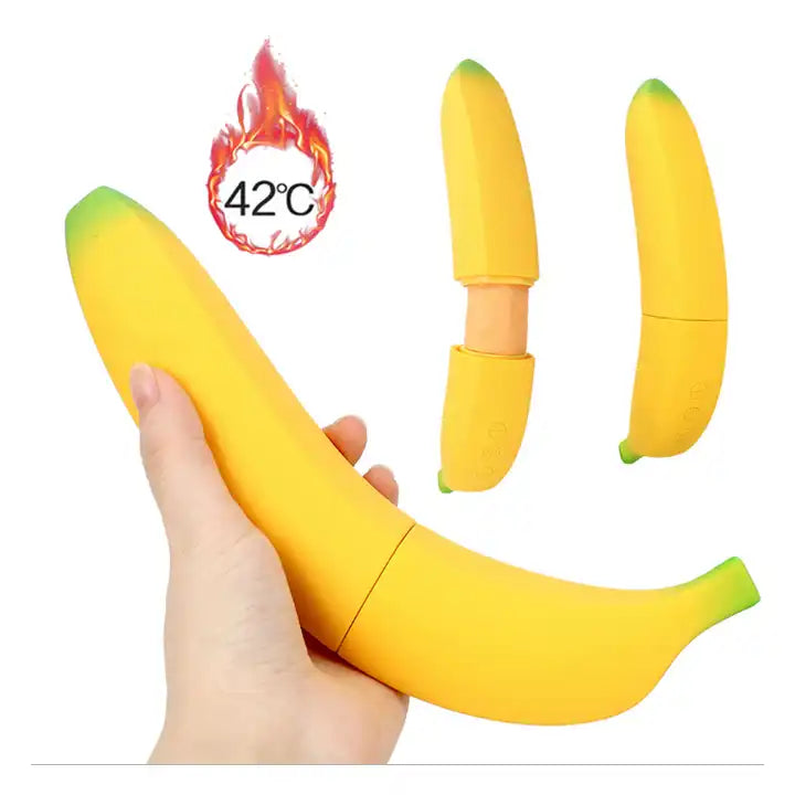 Vibromasseur Banane Discret Chauffant Et Waterproof