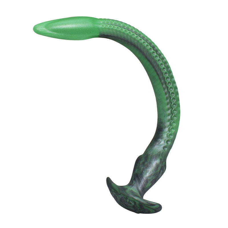 Plug Anal En Tentacule D'anguille Extra-Long Vert