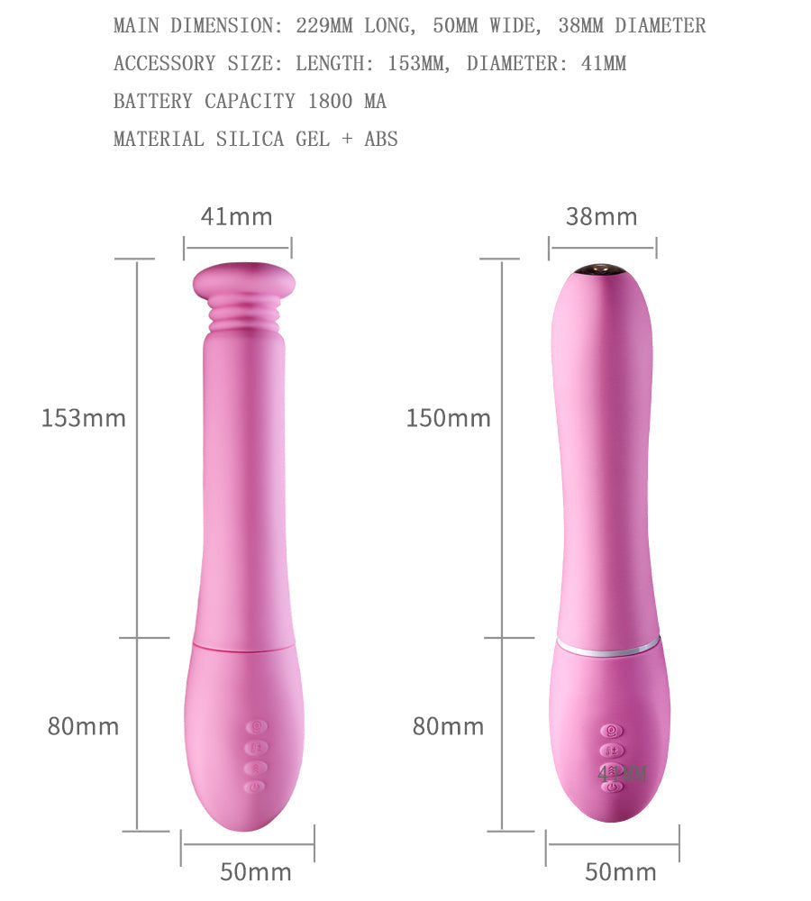 Rose Application Contrôlé Caméra HD Gode Vibrant