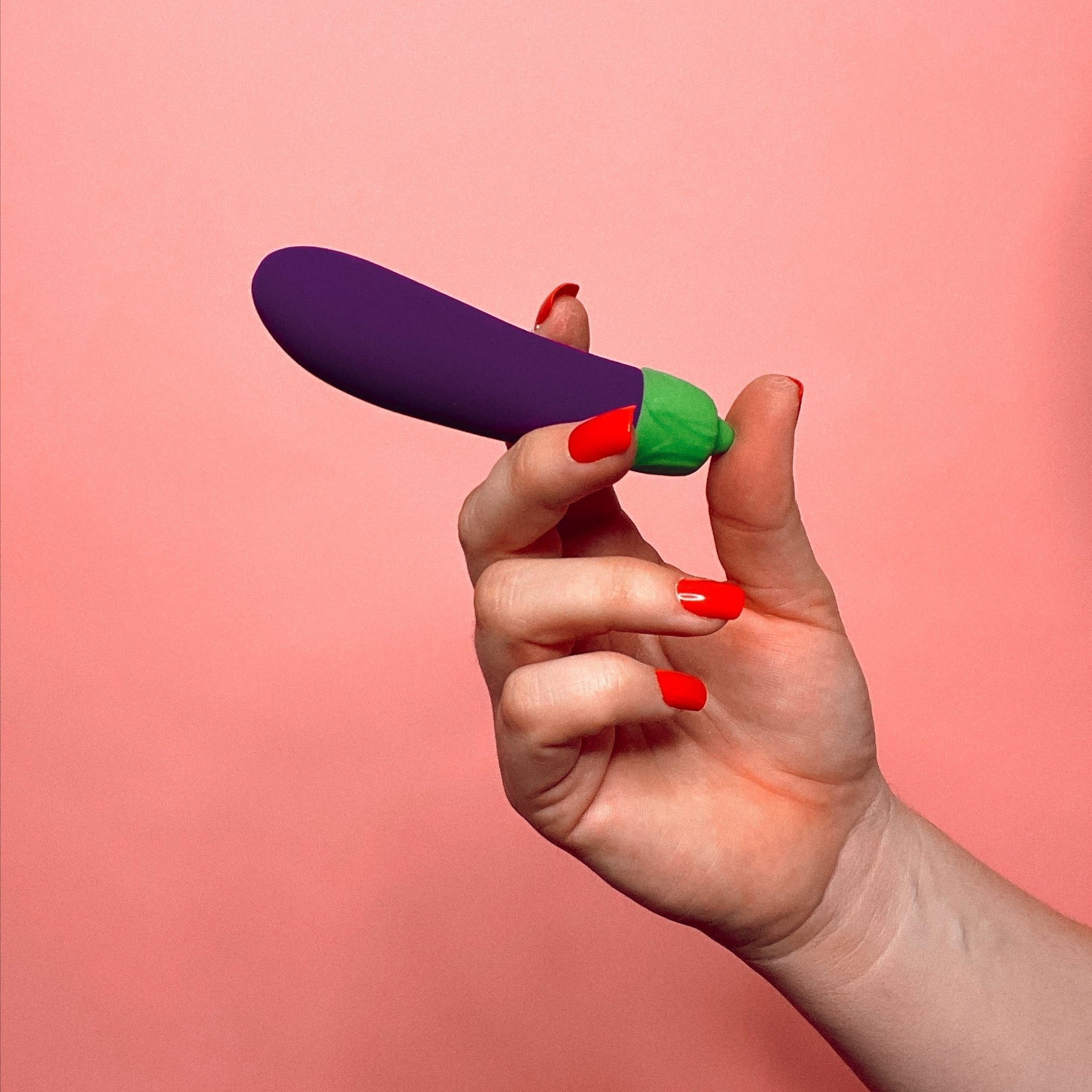 Violet Aubergine Mini Vibromasseur Clitoridien