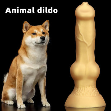 Petit Gode Chien Jaune Anal Toy