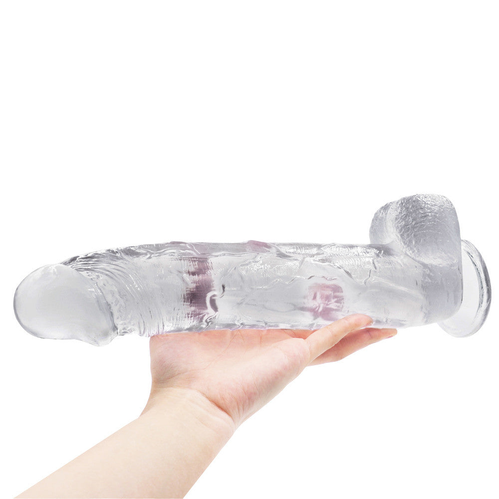 31 cm Transparent Souple Gode Jelly avec Ventouse