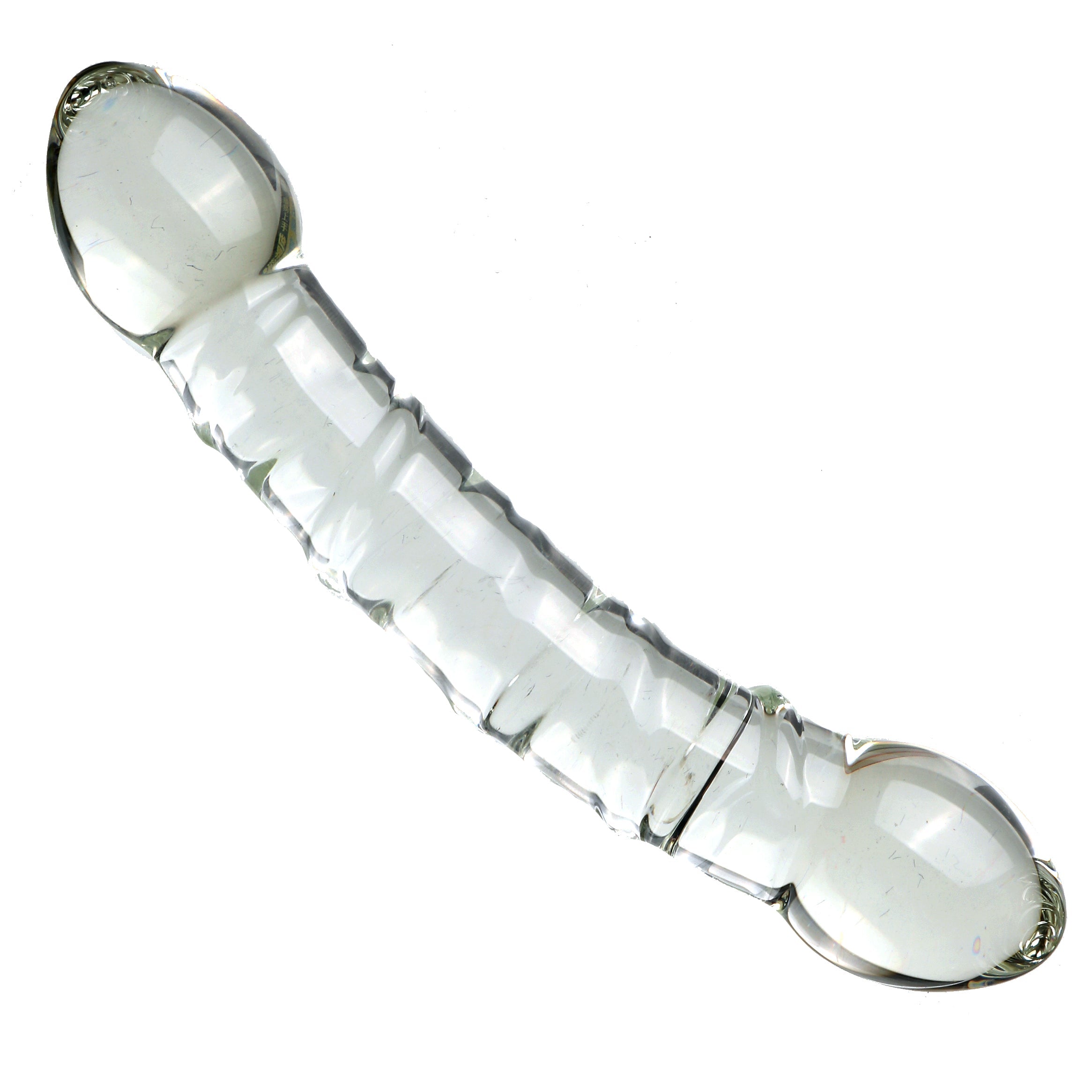 Double Gode Verre Transparent Lisse