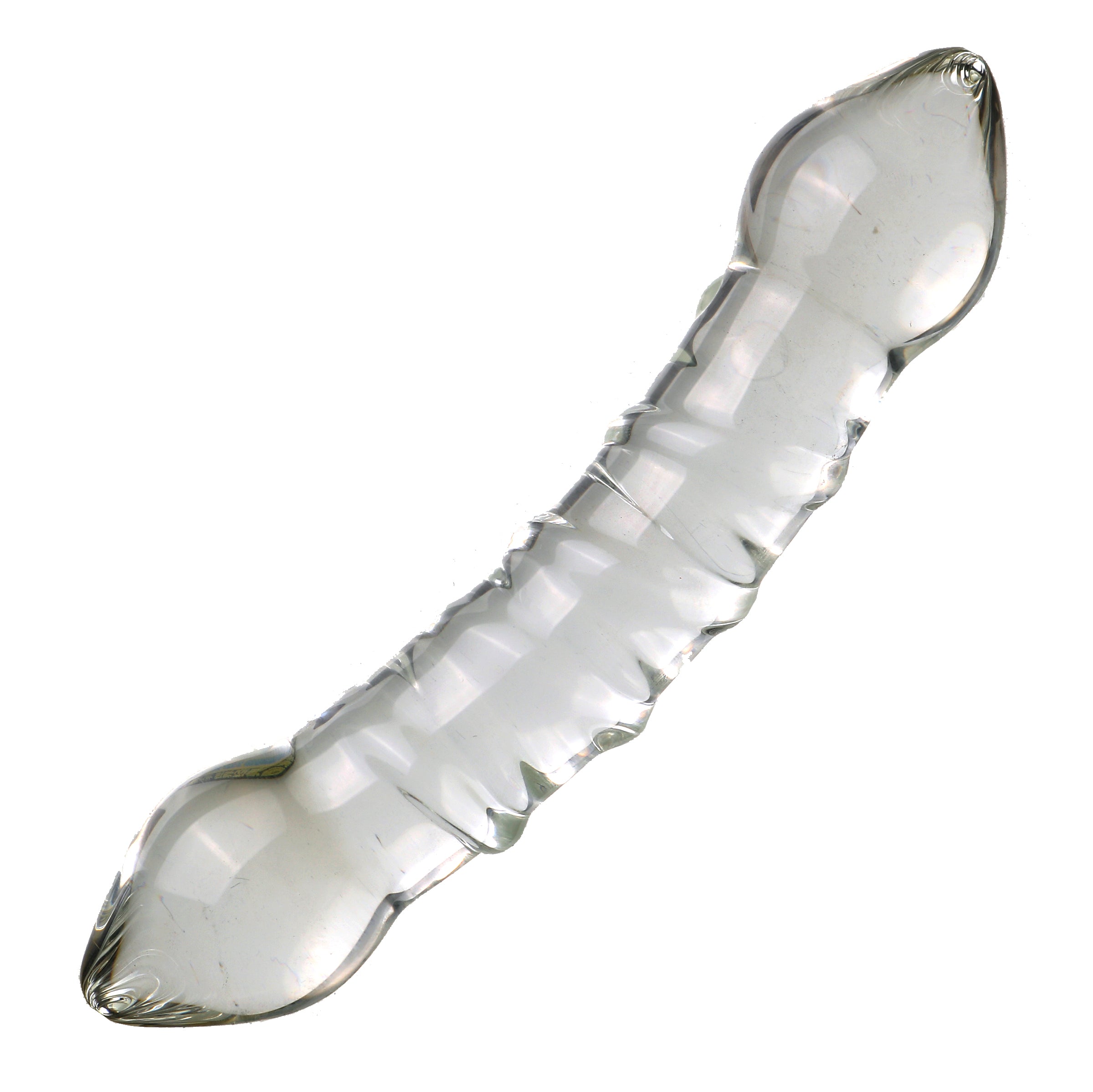 Double Gode Verre Transparent Lisse