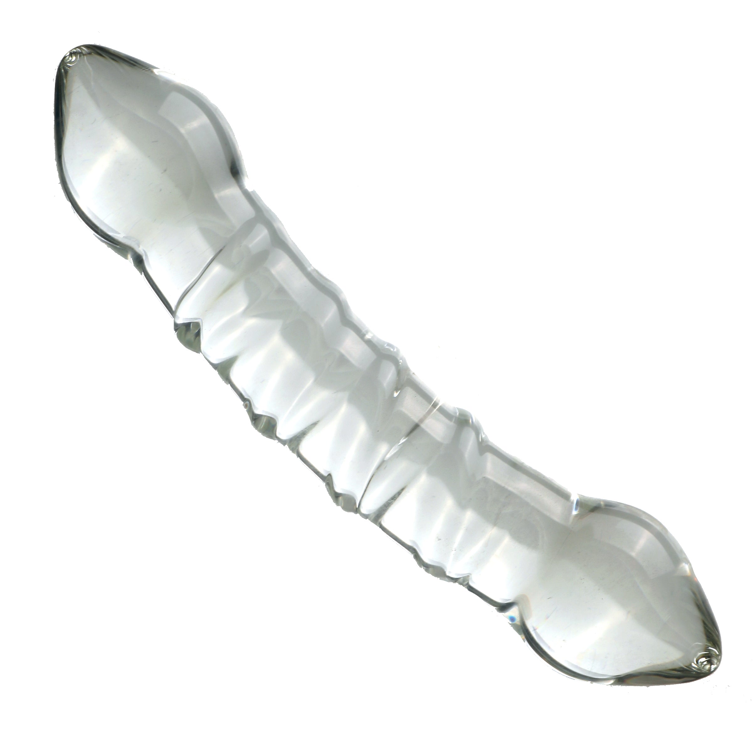 Double Gode Verre Transparent Lisse