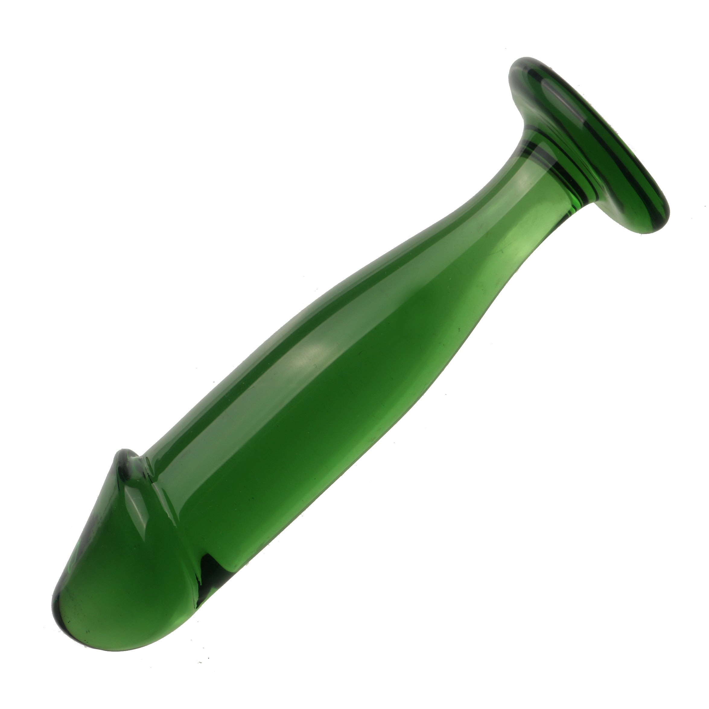 Gode Anal En Verre Lisse 13 cm Effet Pénis Réaliste