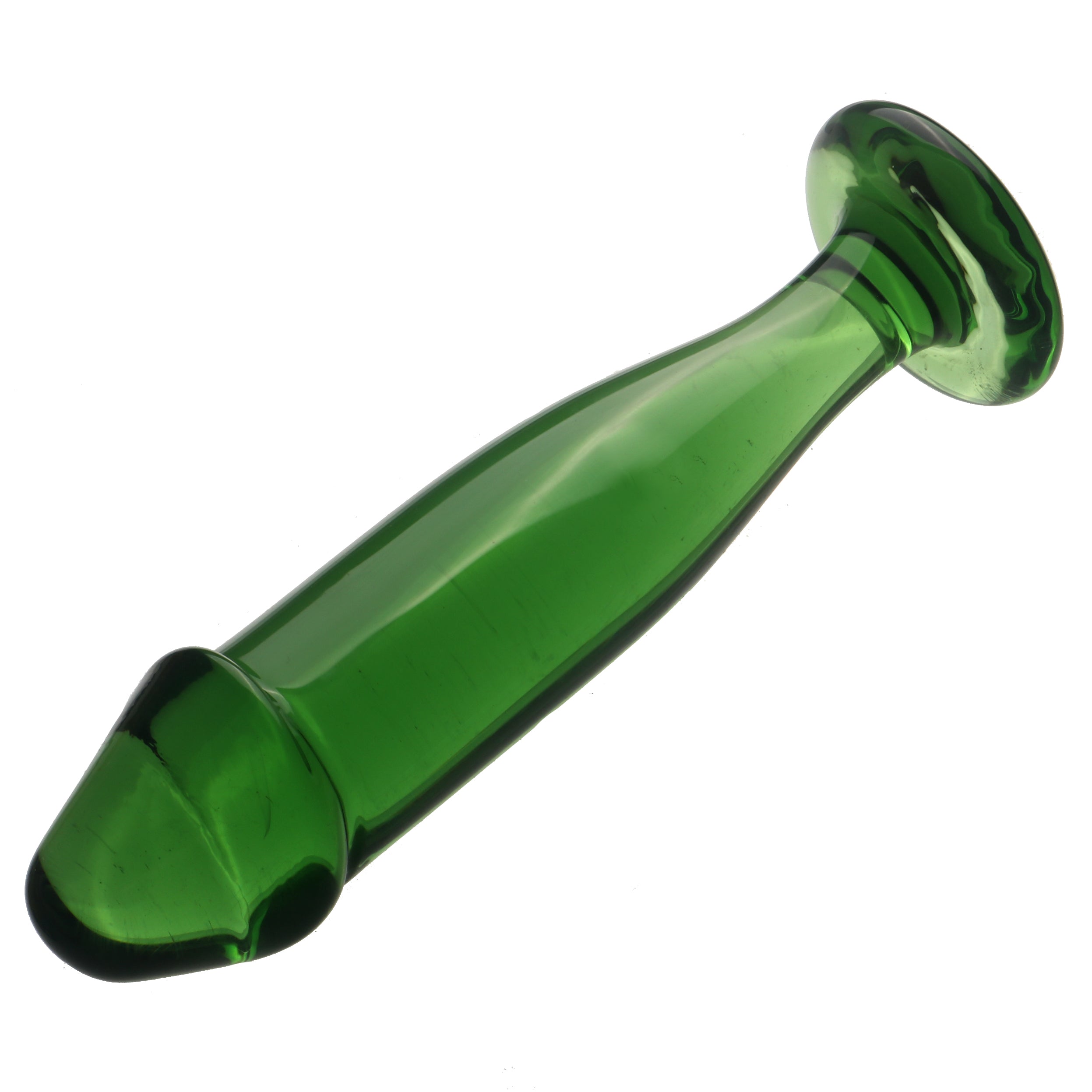 Gode Anal En Verre Lisse 13 cm Effet Pénis Réaliste