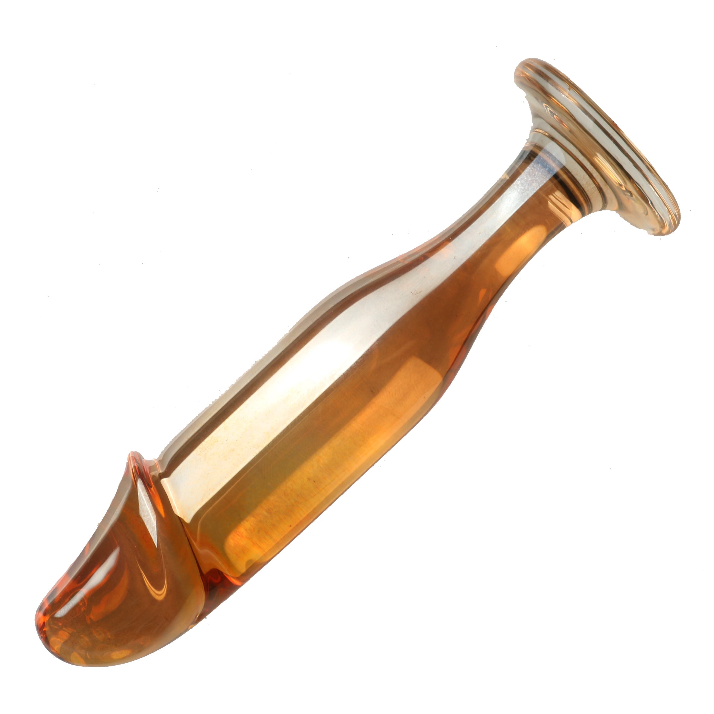 Gode Anal En Verre Lisse 13 cm Effet Pénis Réaliste
