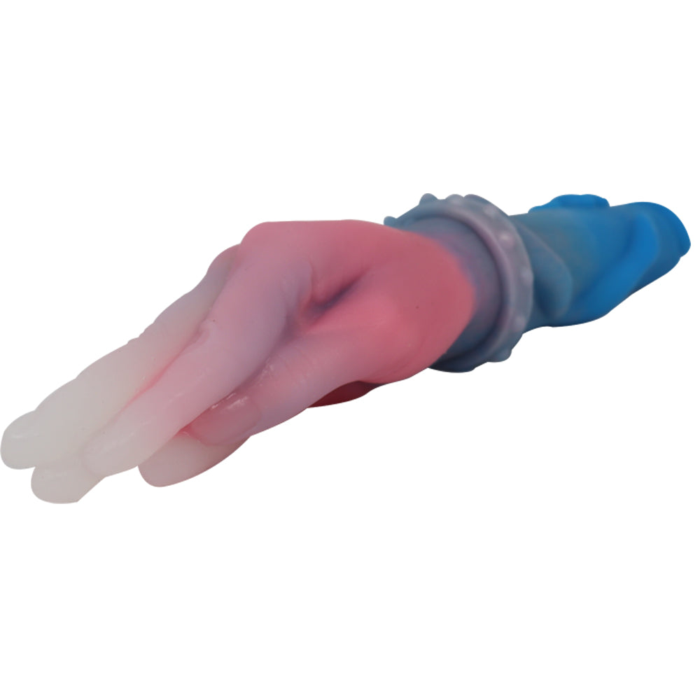 Double Gode Fist Main Fantasy Souple Gros 33 cm