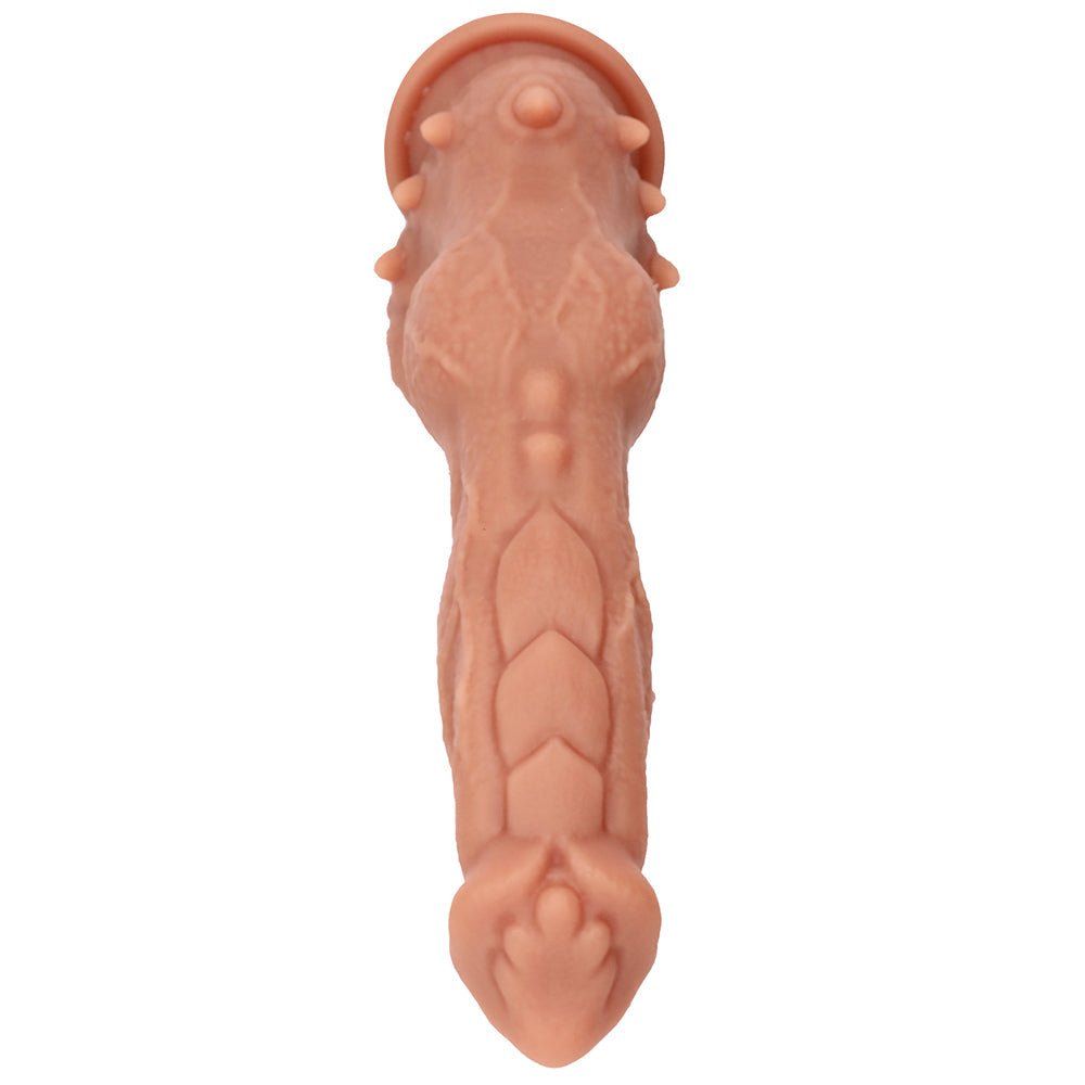 Gode Monstre 24,5 Cm À Pointes Avec Nœud
