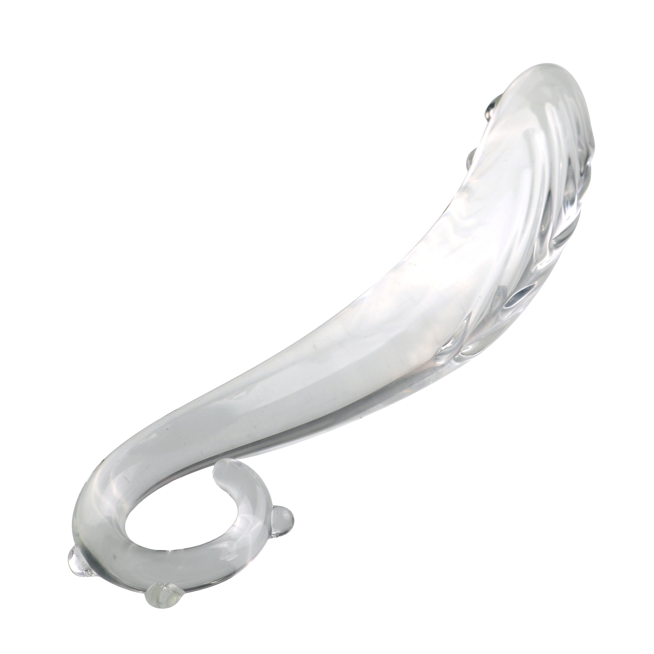 Gode Tentacule Transparent Verre À Picots
