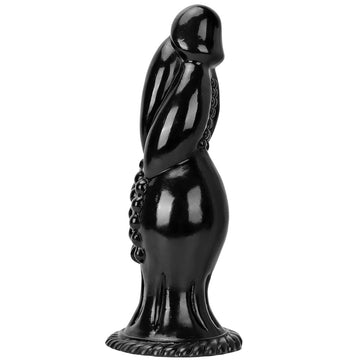 35 CM Noir Monstrueux Texturées Gode XXL
