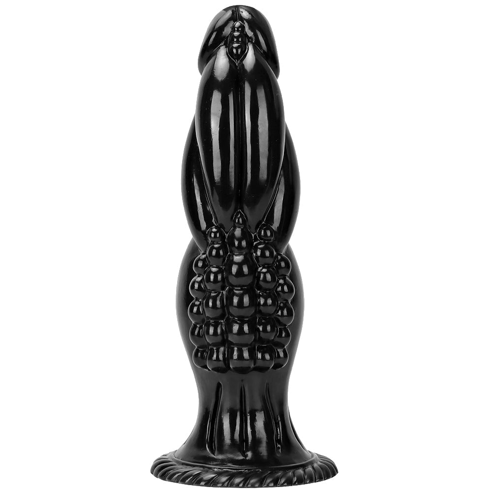 35 CM Noir Monstrueux Texturées Gode XXL