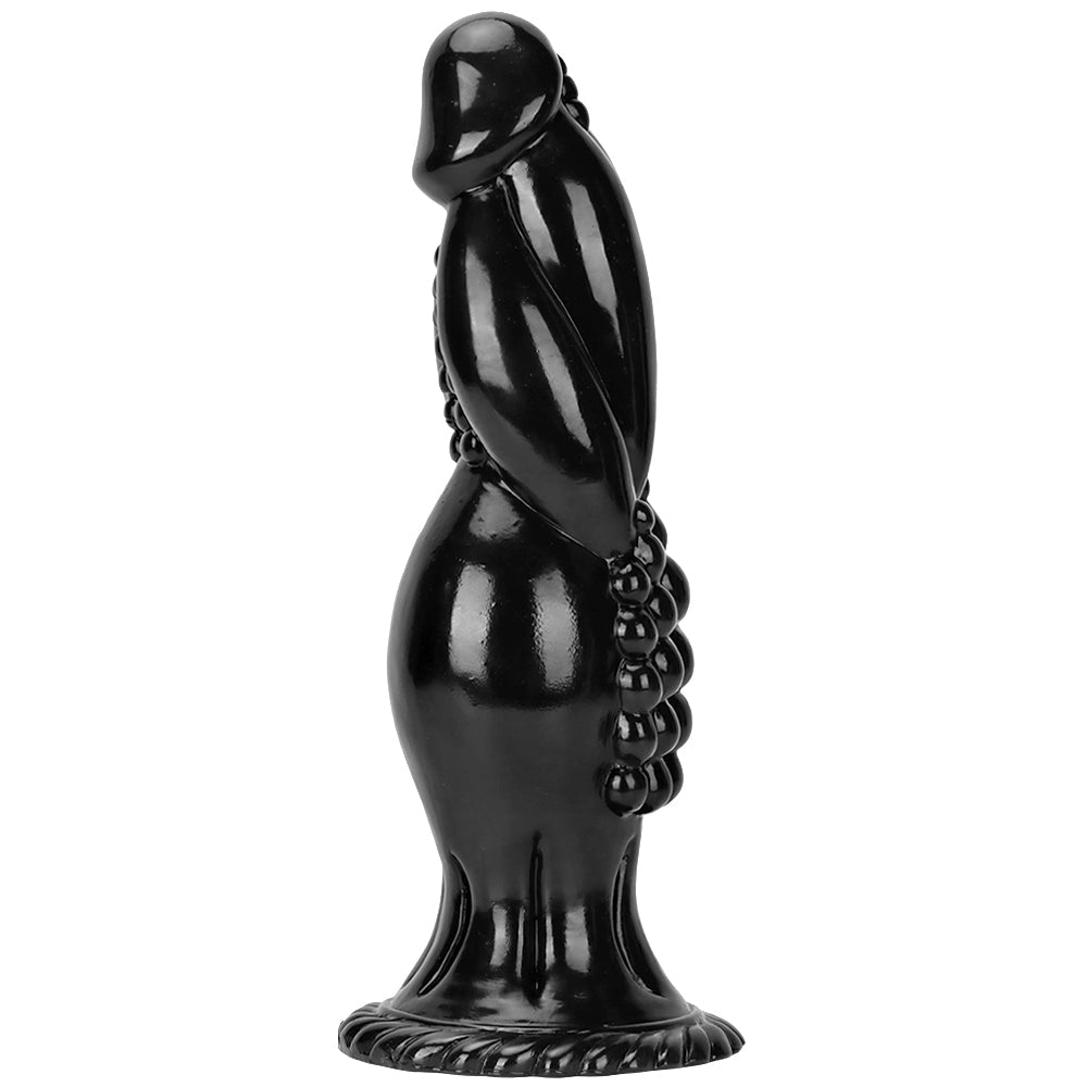 35 CM Noir Monstrueux Texturées Gode XXL