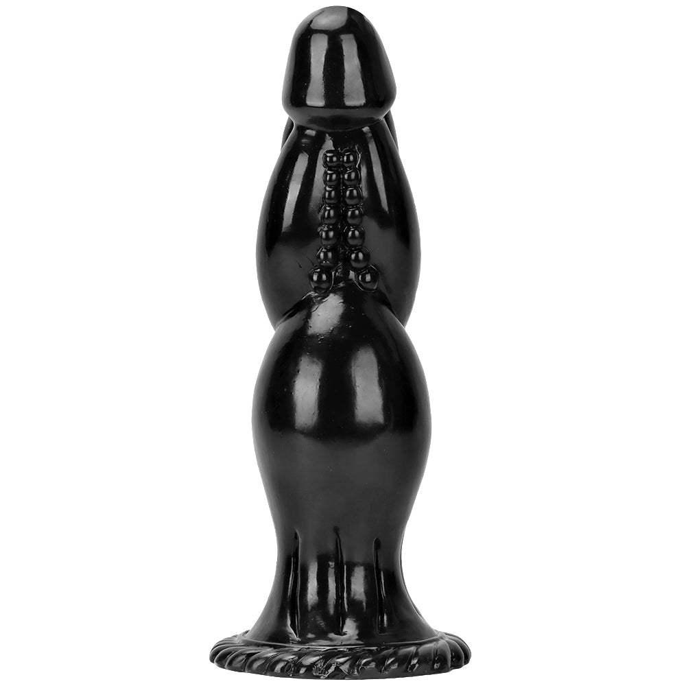 35 CM Noir Monstrueux Texturées Gode XXL