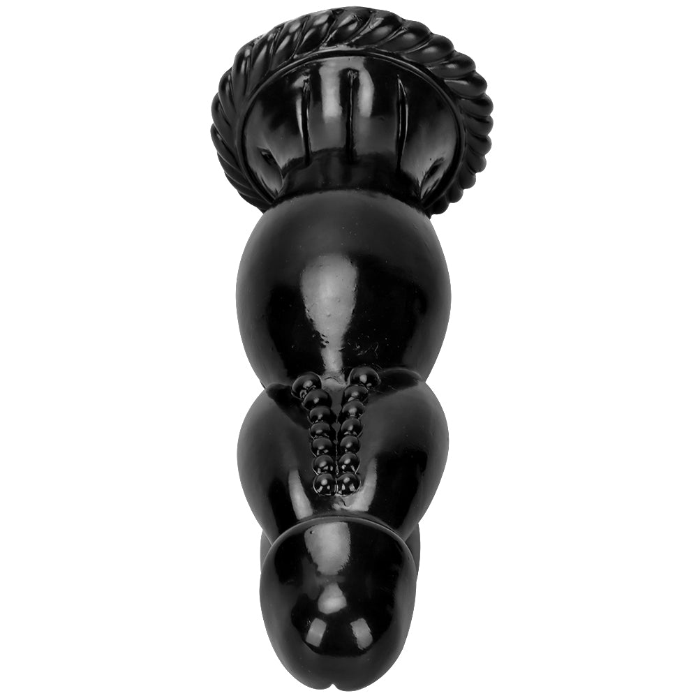 35 CM Noir Monstrueux Texturées Gode XXL