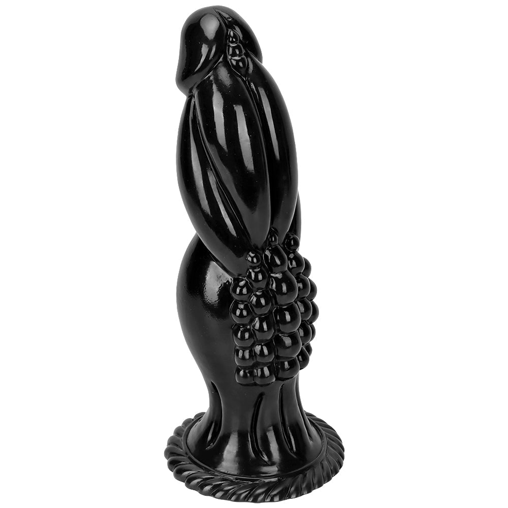 35 CM Noir Monstrueux Texturées Gode XXL