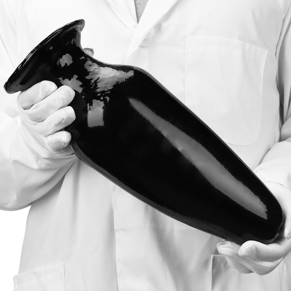 30.5 CM Conique Noir Gros Plug Anal