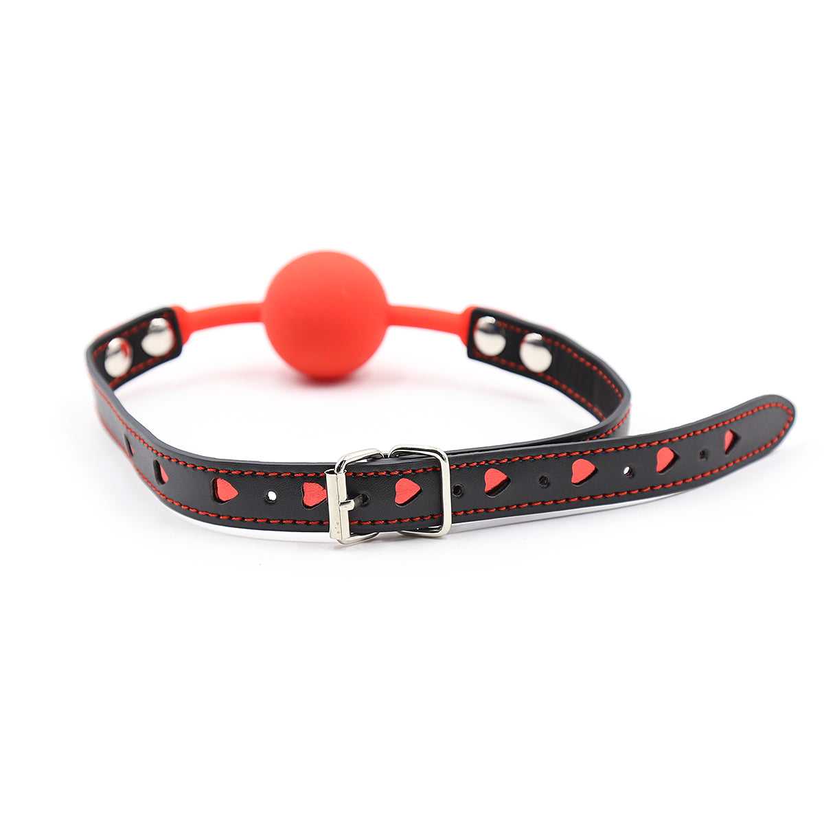 Bâillon-Boule Réglable en Silicone pour Bondage BDSM