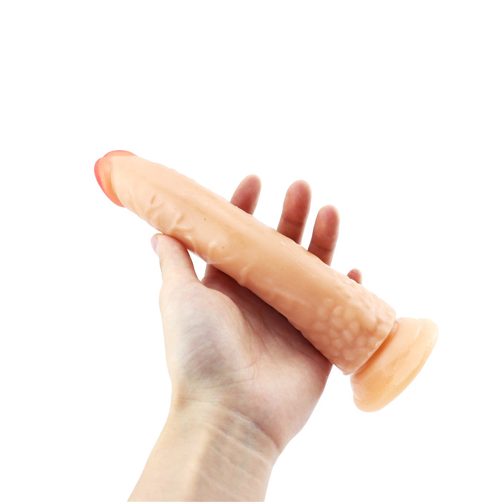Gode Zizi Réaliste Blanc Fin Anal 21,5 cm