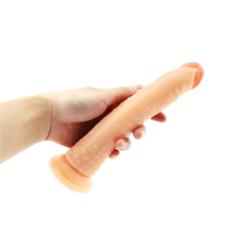 Gode Zizi Réaliste Blanc Fin Anal 21,5 cm