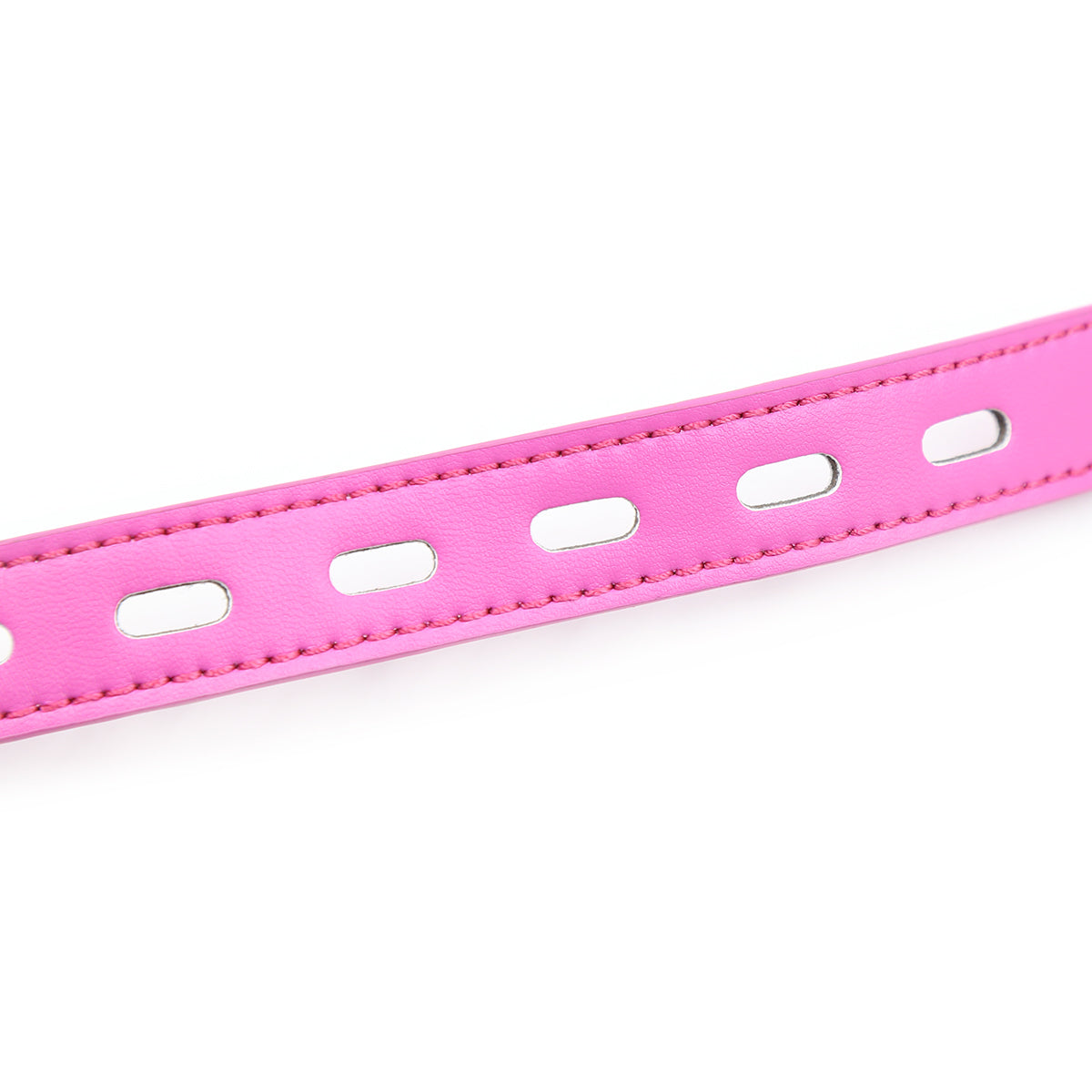 Bâillon Gode BDSM Femdom Noir avec Sangles Rose