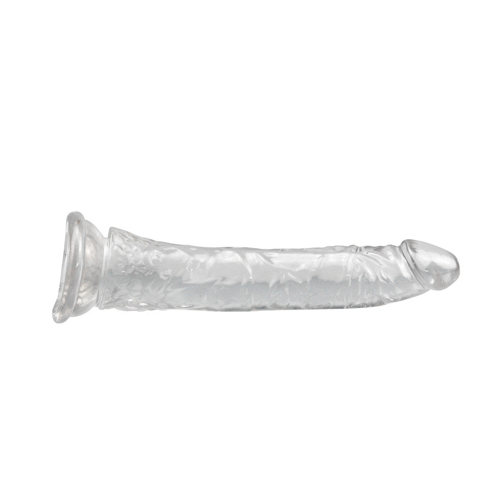 21,5 CM Réaliste Transparent Texturé Gode Jelly