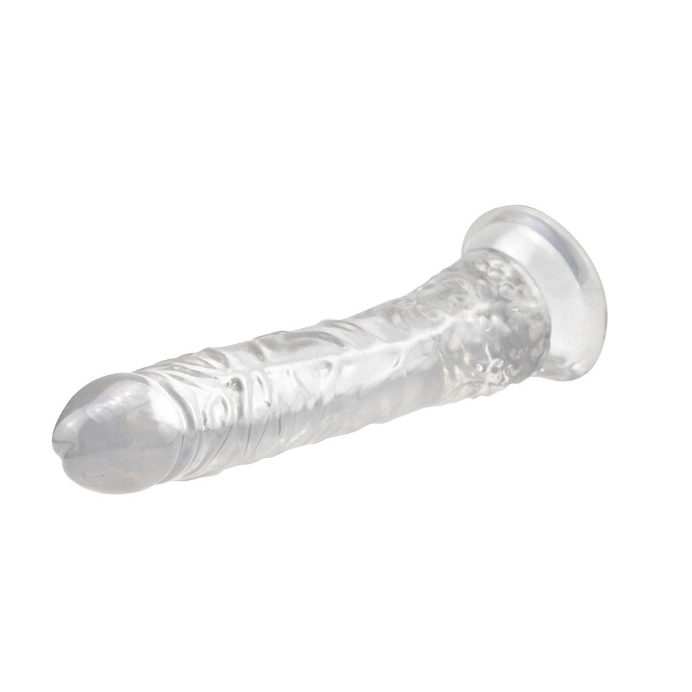 21,5 CM Réaliste Transparent Texturé Gode Jelly