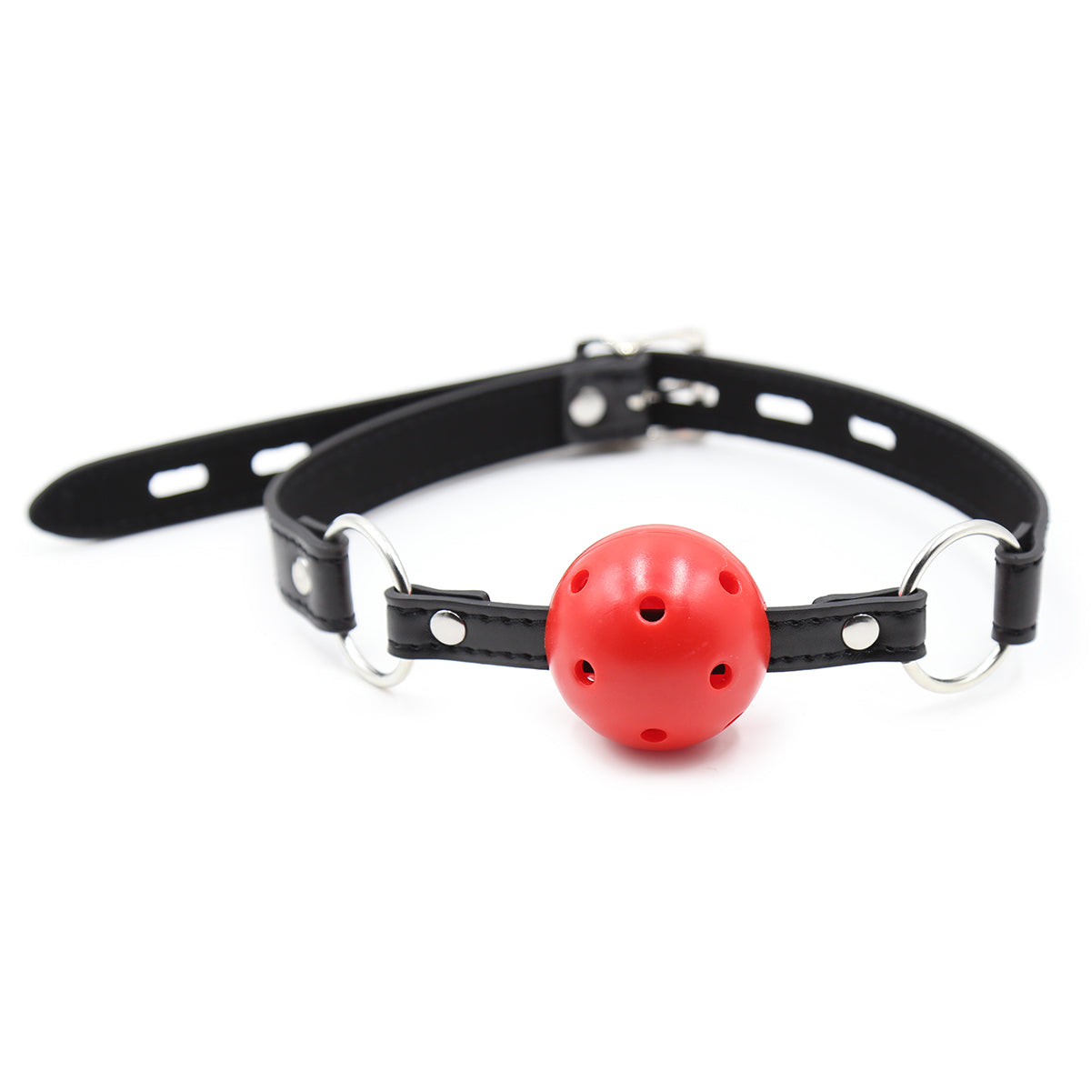 Bondage Noir Respirant BDSM Bâillon Boule
