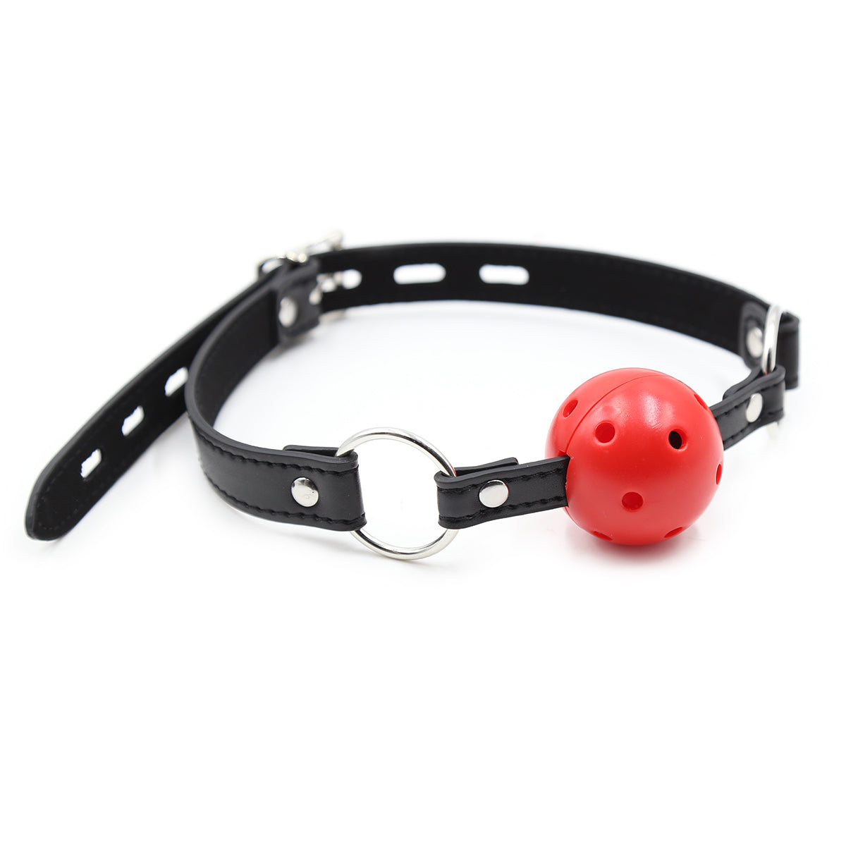 Bondage Noir Respirant BDSM Bâillon Boule