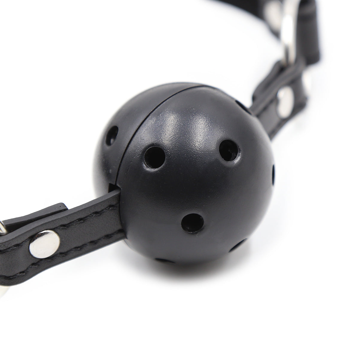 Bondage Noir Respirant BDSM Bâillon Boule
