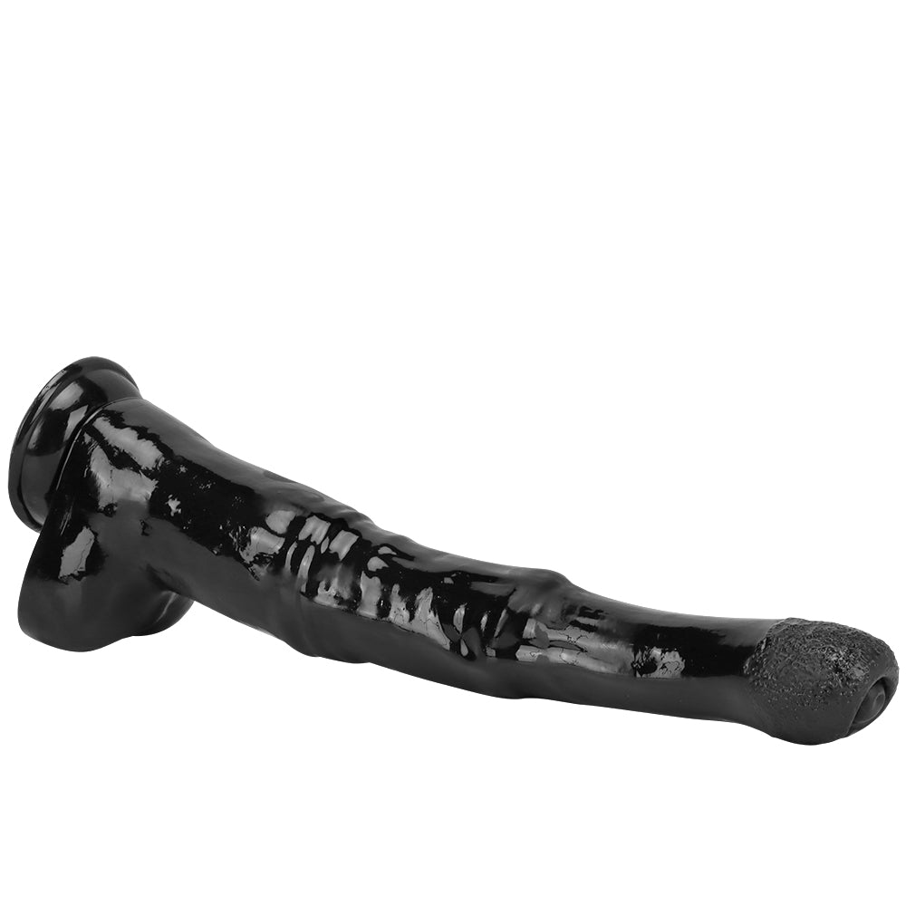 47 CM Long Noir XXL Gode Cheval