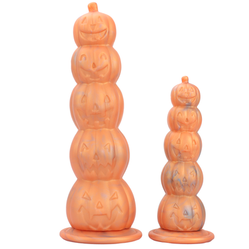 Fantaisie Citrouille Silicone Gros Plug Anal