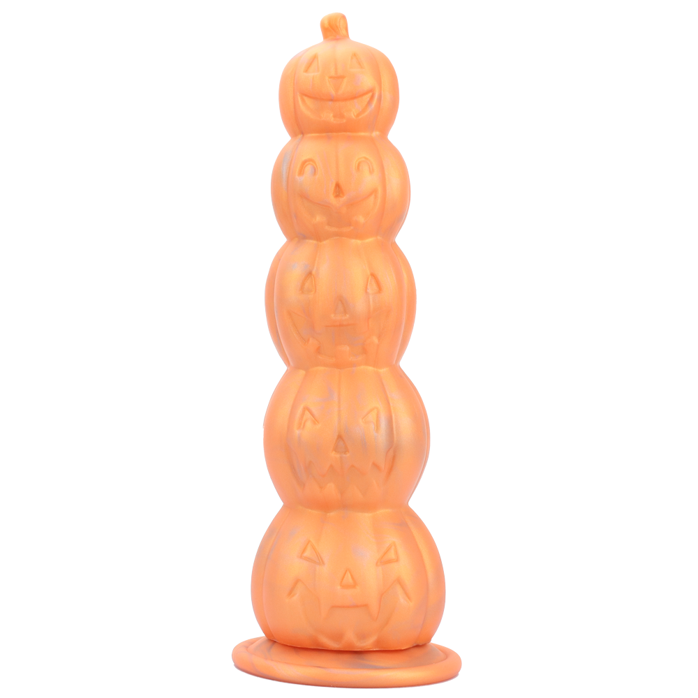 Fantaisie Citrouille Silicone Gros Plug Anal
