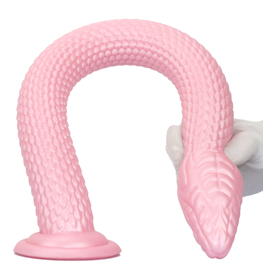 Gode Fantasy Serpent Rose Souple Grand 53 cm