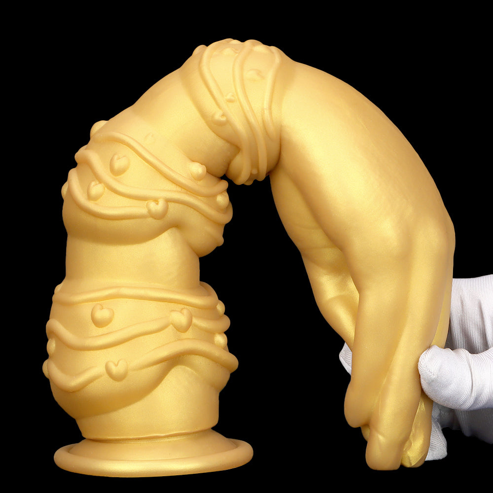 34 CM  Large En Or Silicone Huge Gode Fist