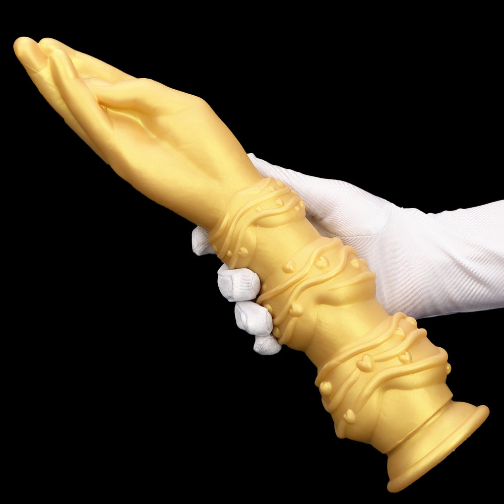34 CM  Large En Or Silicone Huge Gode Fist