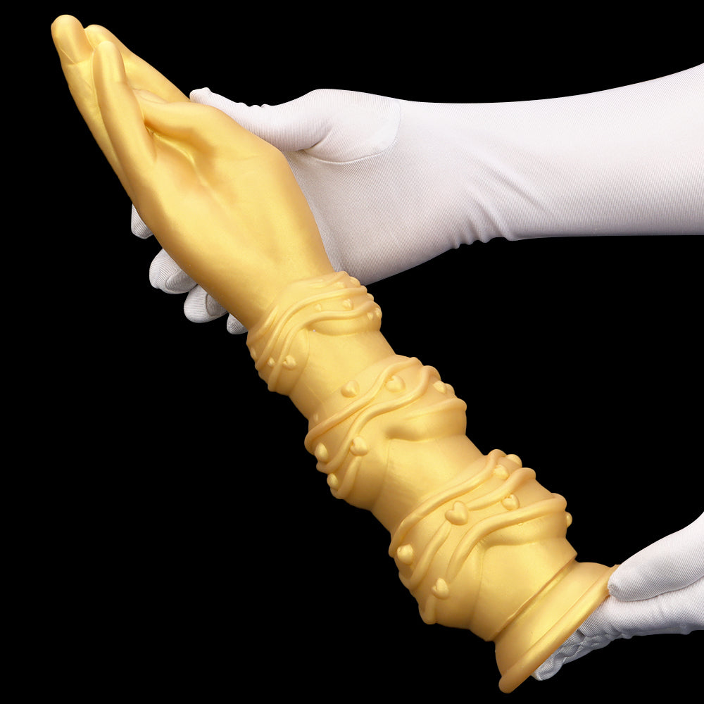 34 CM  Large En Or Silicone Huge Gode Fist