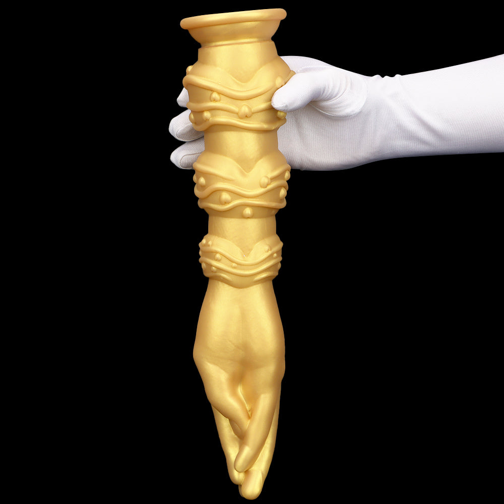 34 CM  Large En Or Silicone Huge Gode Fist