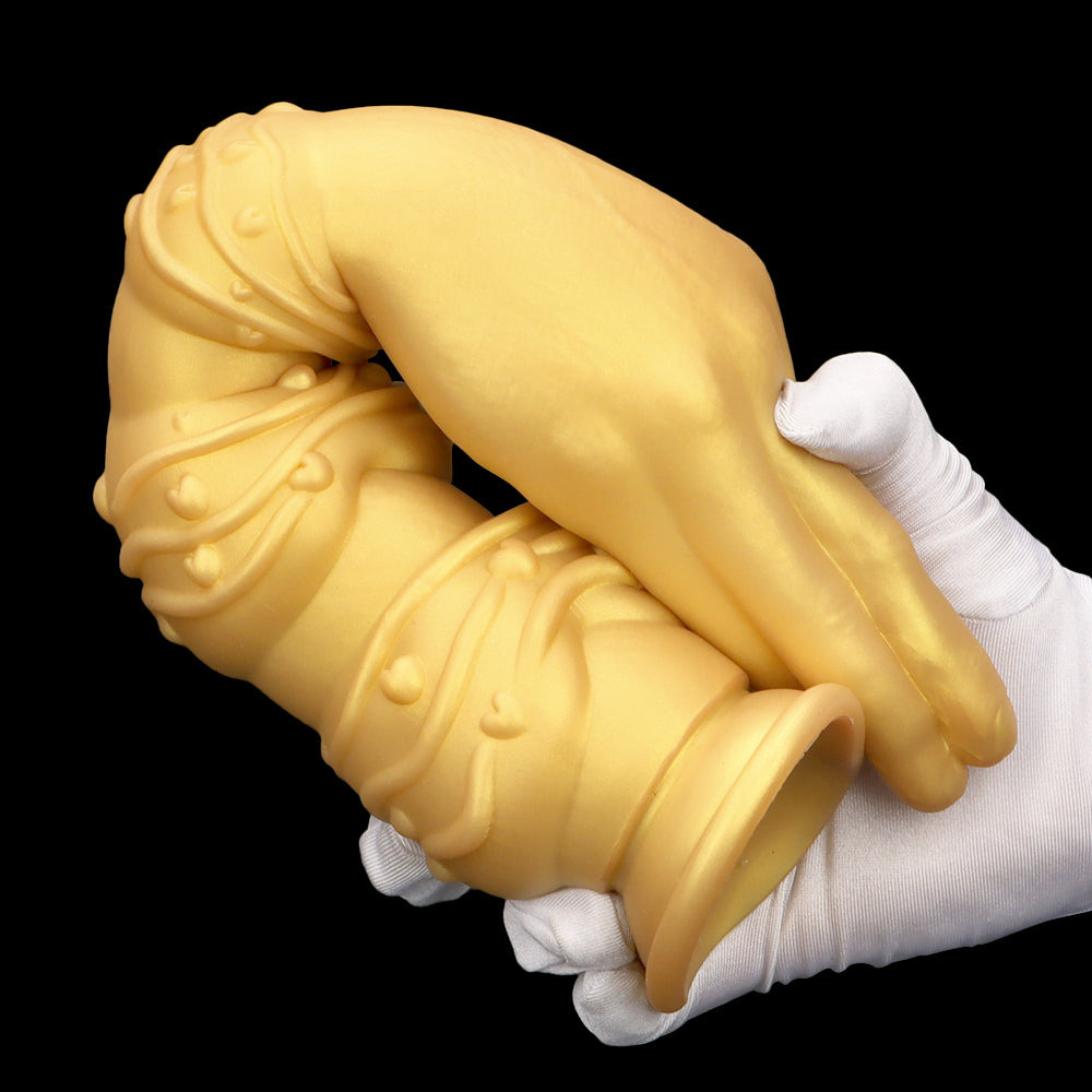 34 CM  Large En Or Silicone Huge Gode Fist