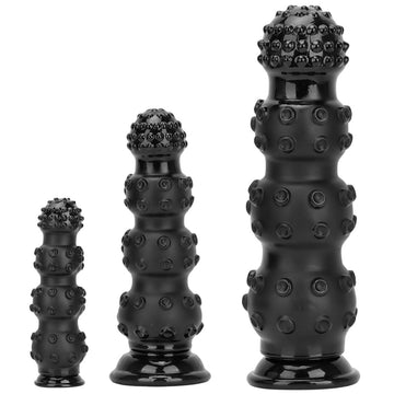 Kit Plug Anal à Boules Texturé 34 cm