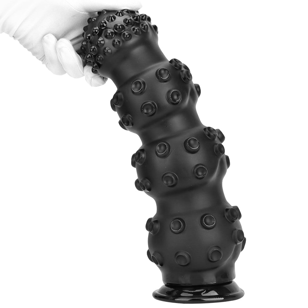 Kit Plug Anal à Boules Texturé 34 cm