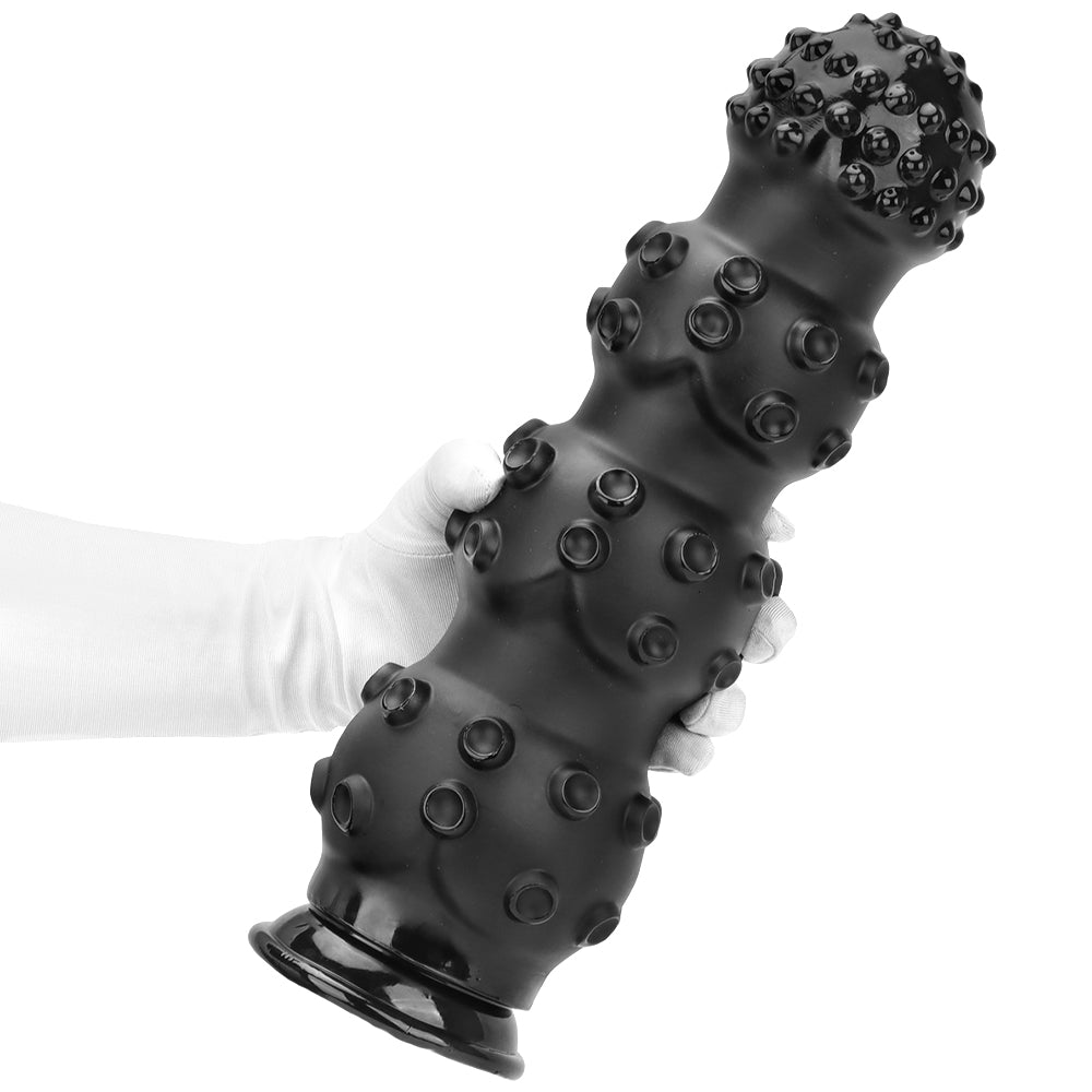 Kit Plug Anal à Boules Texturé 34 cm