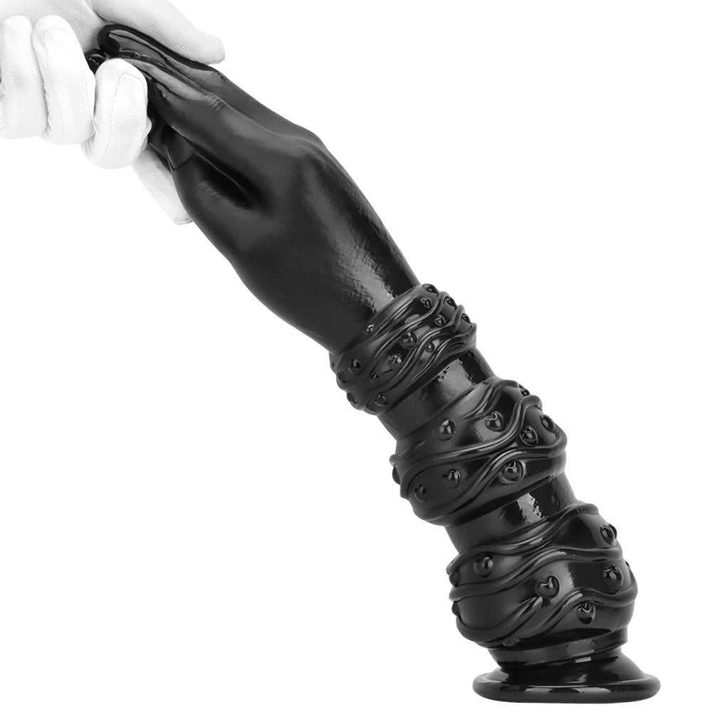 Gode Main Fist Noir Gros 34 cm