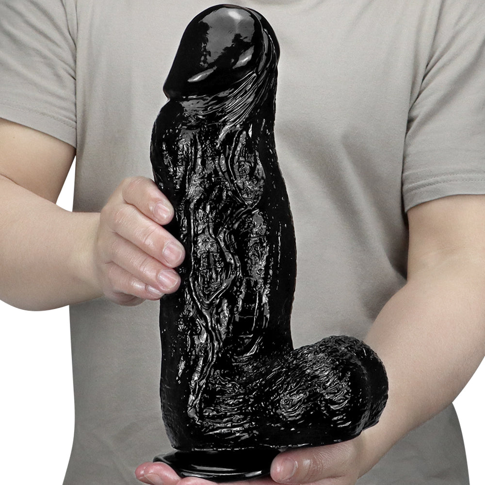 8 cm de Diamètre Ultra Épais Gros Gode Noir