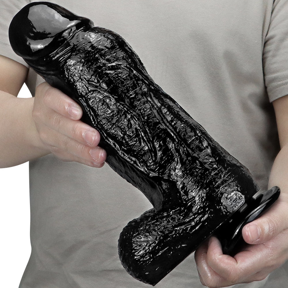 8 cm de Diamètre Ultra Épais Gros Gode Noir
