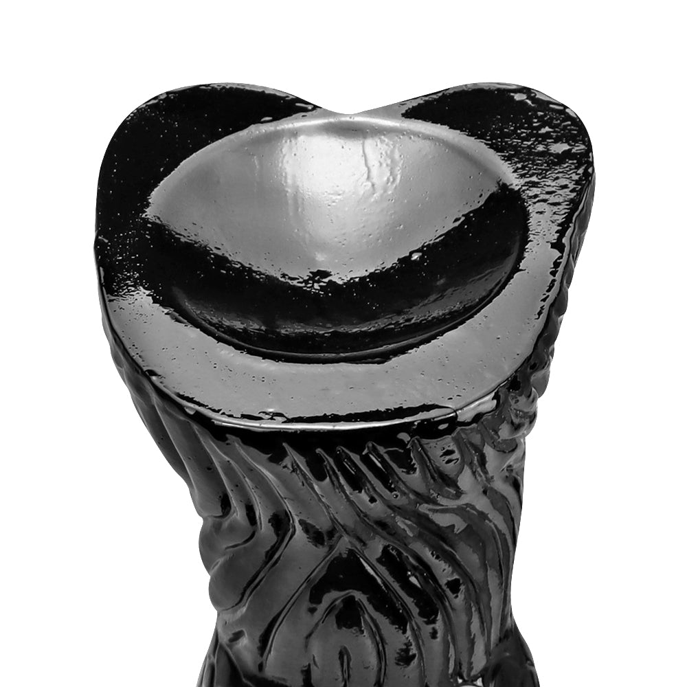 Gode Geant Dragon Noir De 37 CM De Long