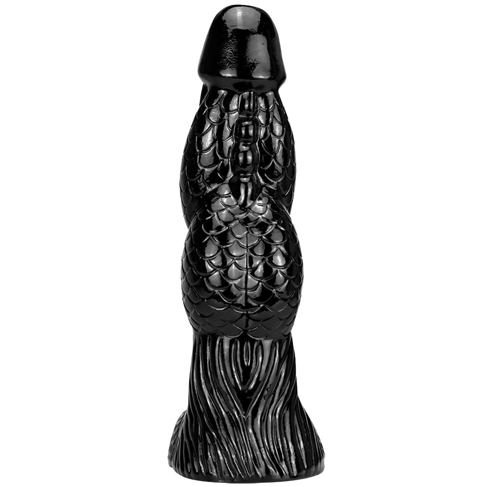 Gode Geant Dragon Noir De 37 CM De Long